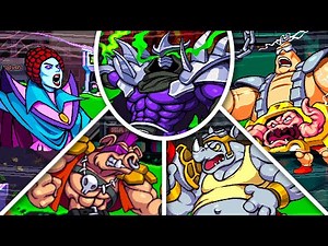 Teenage Mutant Ninja Turtles: Shredder's Revenge All Bosses Gameplay and Ending!