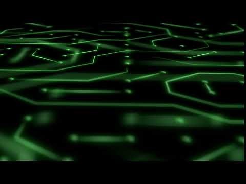 Fond Animé Circuit Imprimé Informatique Technologie 4K