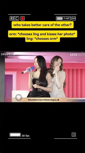 The way Orm kiss Ling photo and held on to Ling at the end😭#lingorm #linglingkwong #ormkornnaphat