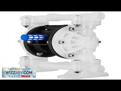 VEVOR Air Operated Double Diaphragm Pump 1 2 in Inlet & Outlet Polypropylene Body