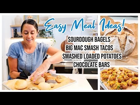 WHAT WE ARE EATING AS A FAMILY OF 6 | Baking, Cooking | Viral Smash Tacos & more