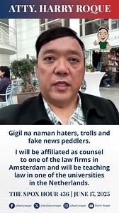 840K views · 28K reactions | I'm telegraphing my punches daw sabi ni Ante Kler. Kumo-connect ba yung punches? Oh, here's another punch. Sabi ko naman, abangers lang kayo sa Facebook ko to check my latest status. No need for intelligence assets na alam ko naman si Dutchman iyon. Huwag kasi kayong nagpapaniwala kay Dutchman. Fake news iyun. | Harry Roque | Facebook