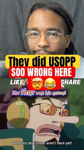 They really turned Usopp into a Saturday morning cartoon character 😭💀 #OnePiece #Usopp #StrawHats