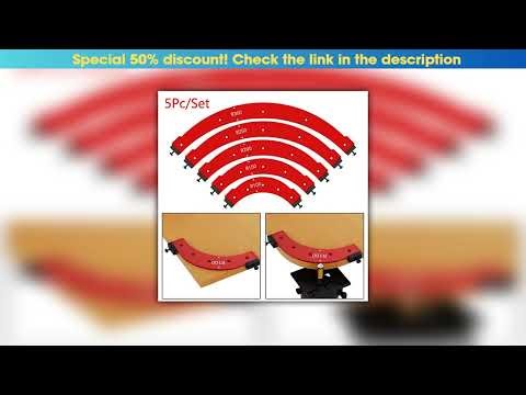 Must Buy 5Pcs Radius Corner Jigs for Wood Working, Woodworking Round Corner Radius Templates, Radiu