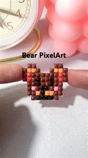 ASMR Bear Pixel Diamond Art 🤍 | Episode 28