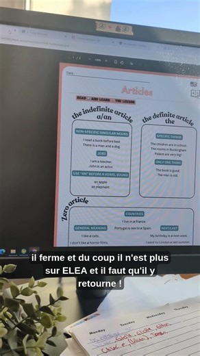 Mini-tuto rapide sur ELEA ! Si vous ne savez pas quoi faire avec ELEA, vous pouvez simplement y glisser vos cours pour les rendre disponibles aux élèves ! | Good Morning Miss