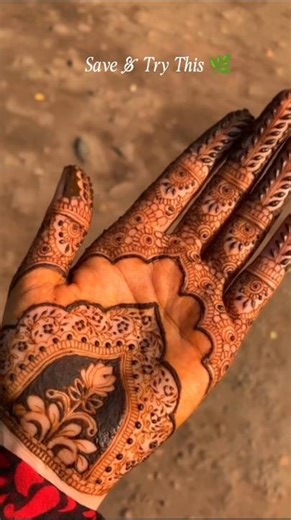 Mehendi design😍 || simple henna tutorial 🌿 || #shorts