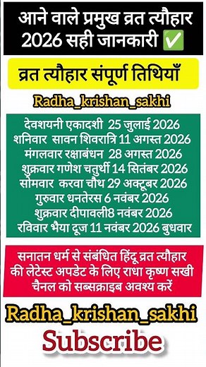 2026 Calendar: Complete List of Major Fasts and Festivals of 2026