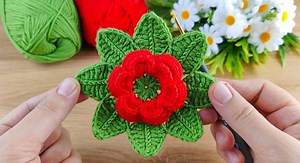 160K views · 5.6K reactions | WOW ✅ super Easy Crochet I made a very easy crochet flower *online Tutorial* #tunusian | Desing Crochet | Facebook