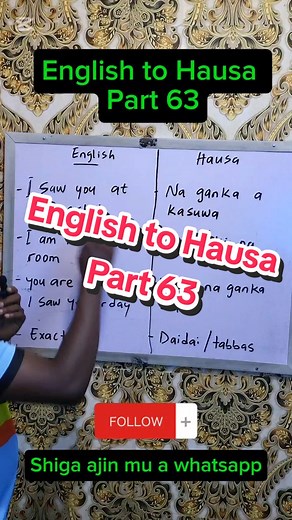Learn English to Hausa: Ovaries Explained in Part 63