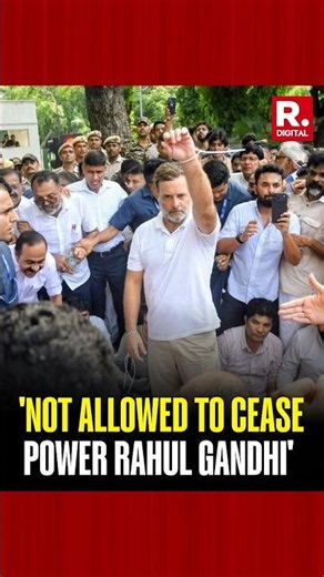 Arnab Slams Rahul Gandhi 'You Cannot Cease Power' | CJP Protest