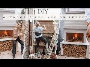CHEAP DIY OUTDOOR FIREPLACE | FIRST TIME BRICKLAYER | DO IT YOURSELF