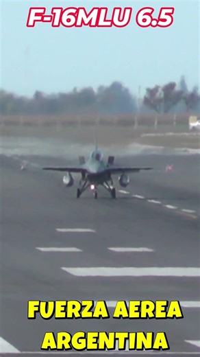 🇦🇷 😮 F-16 DE LA FAA EN ATERRIZAJE PERFECTO