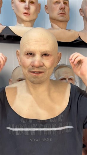 Production of Realistic Silicone Face Masks #duet #edms #funny #funny #fauxfilter #dance #hairstyle