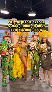 7.4K views · 182 reactions | Happy to announce that Jade Simone and I will be the permanent full time hosts of Las Vegas Morning Blend! Thank you so much to Elliot Bambrough and Jessica Rosado Homan who will be transitioning to full time dog sitters. #piffthemagicdragon #comedy #magician #funny #lol #definitelynotanaprilfoolsjoke #verylegitimatecareermove #fyp #vlog | Piff the Magic Dragon | Facebook