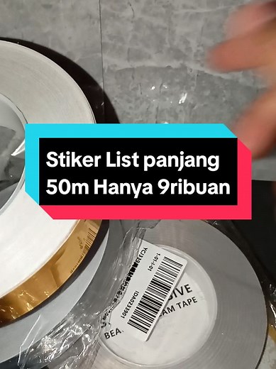 Stiker List Dinding Panjang 50m Hanya 9 Ribuan