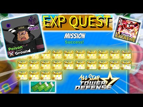 EXP Ticket Raid Extreme Feat. 6Star Venom (x24 EXP4 Units) | Solo Gameplay | All Star Tower Defense