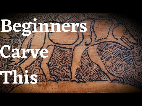 How to carve a simple wolf with a dremel