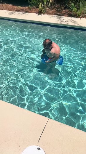 Dissolving swim trunks prank on vaca 🤪