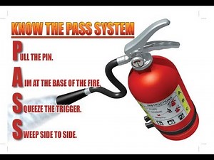 How to use Fire Extinguisher | Using the PASS method | PASS Method of Fire Extinguisher