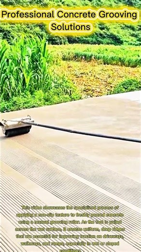 Professional Concrete Grooving Solutions