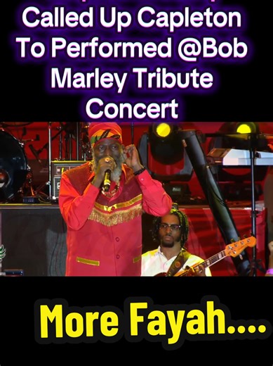 Capleton Shines at Bob Marley Tribute Concert
