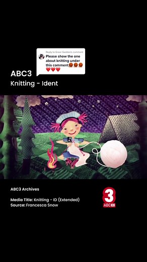 Learning to Knit with Multicolored Wool | ABC3 Ident