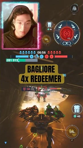 💥 Bagliore 4X Redeemer #warrobots #warrobotsgameplay #wrgameplay
