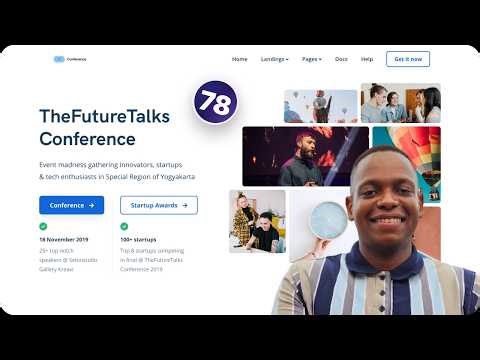 Conference Website Design | Full UI Design Breakdown