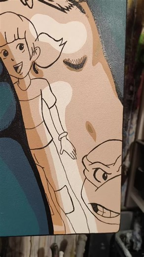 Pop Art Girl Painting 🎨 Pop Art Tattoos & Street Art Vibes #art #popart #girl