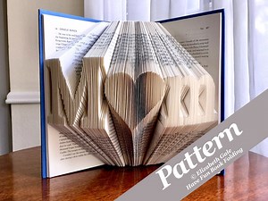 MOM or MUM W/heart Book Folding Pattern — 215 Folds (430 Numbered Pages) Digital Download. Includes Free How-to Guide W/3 Free Patterns. - Etsy