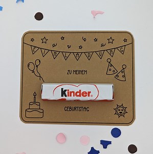 PDF Druckvorlage Einladung Kindergeburtstag Junge, Mädchen mit Schokoladenüberraschung zum selber basteln, DIY Einladungskarte - Etsy.de