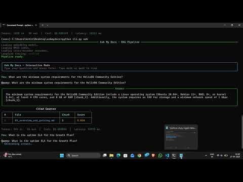Ask My Docs Production RAG System