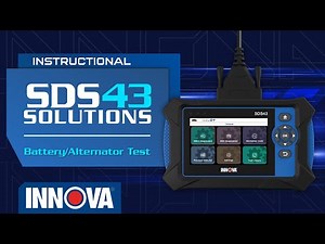 Innova SDS43 | Battery/Alternator Test