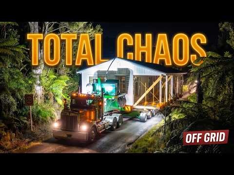 The Most INTENSE Day of Our Off-Grid Build Yet (Relocating an Entire House)