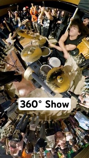 360° Skate Park PUNK Show🛹 Sleep On It- Audio Crisis / 2025 LIVE (Joey Castro Drum Cam) Drum Solo*