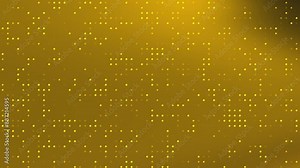 Yellow background with small light yellow circles. Suitable for abstract backgrounds, social media posts, web design, and graphic design projects. Stock Video