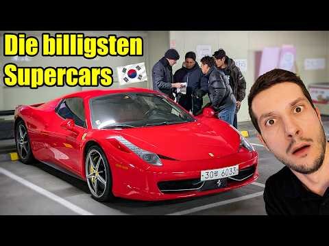 Warum so günstig? Supercar Shopping in Süd-Korea