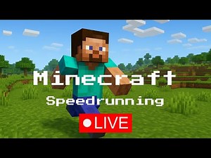 🔴LIVE! - Speedrunning Minecraft Bedrock!