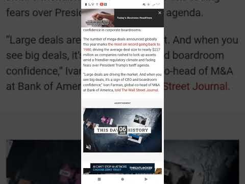 Wall Street was eyeing Mega-deals since 2025.