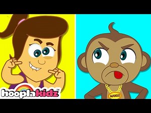 Funny Face Song | HooplaKidz Nursery Rhymes & Kids Songs