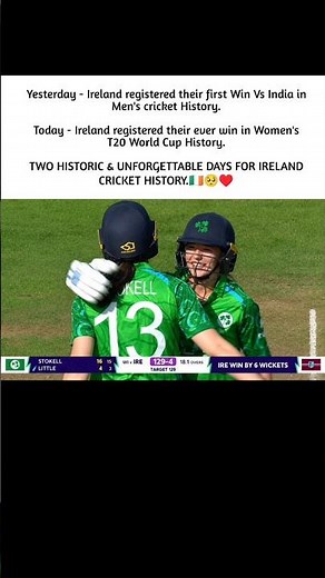 HISTORY MADE: Ireland's Golden 48 Hours! 🏏🇮🇪