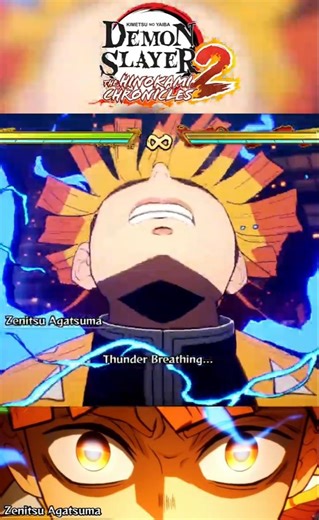 Zenitsu's Thunder Breathing Secret Techniques Form 1st - 7th #demonslayer #hinokamichronicles2