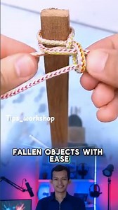 Simple Rope Trick to Grab Hard-to-Reach Objects #creative #lifehacks #shorts #short #shortvideo