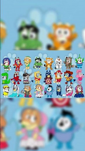 Bluey: Find The Real Characters - Disney Dress Up
