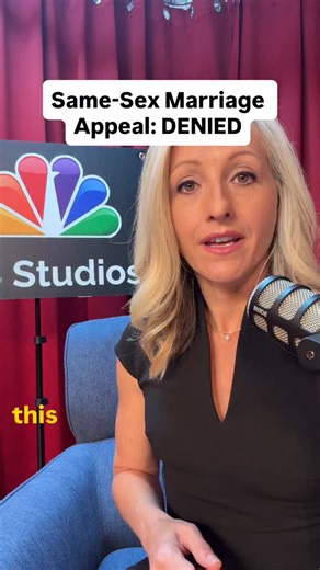 3.4K views · 69 reactions |  The Supreme Court said NO to an attempt to overturn the landmark 2015 ruling that legalized same-sex marriage nationwide. The justices rejected an appeal brought forth by Kim Davis, a former county clerk in Kentucky who was sued in 2015 for refusing to issue marriage licenses to same-sex couples because of her religious beliefs. Thoughts? | NBC Palm Springs | Facebook