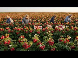 How 200,000 Tons of Raspberries Are Harvested & Processed | Inside the Factory