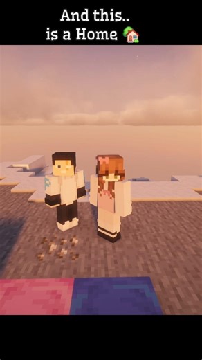 Everyone deserves a home❤️ #shorts #gaming #minecraft #duo #fyp #foryou #home #couples #love #trend