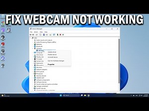 How To Fix Webcam Not Working on Windows 11 or 10 - Easy Fix