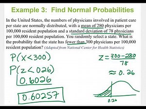 Normal Distributions Finding Probabilities